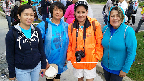 Filipino Participants in 100-Mile Walk